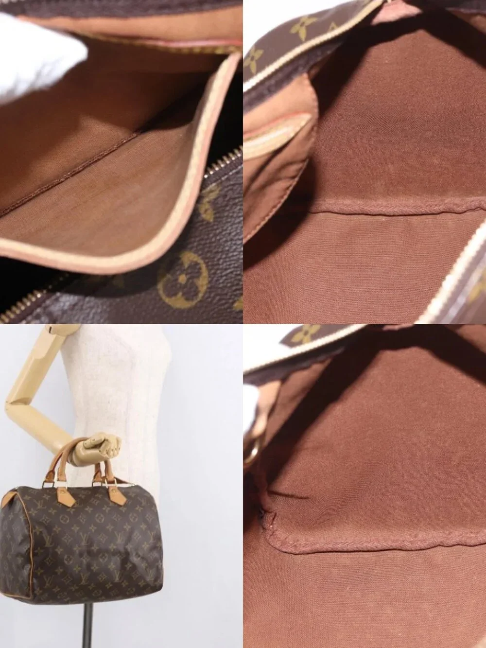 LOUIS VUITTON Monogram Speedy 30 Hand Bag M41526 LV Auth 187949A
